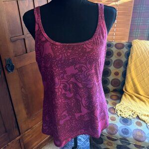 New Balance Print Athletic/Yoga Tank by Aneka Size Large